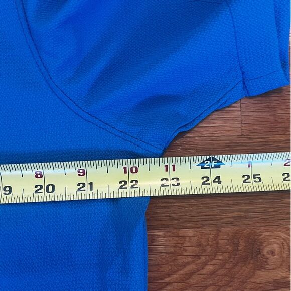 Kenneth Cole Mens Button-Up Shirt Short Sleeve Relaxed Fit Collared Blue Size M - Picture 7 of 12